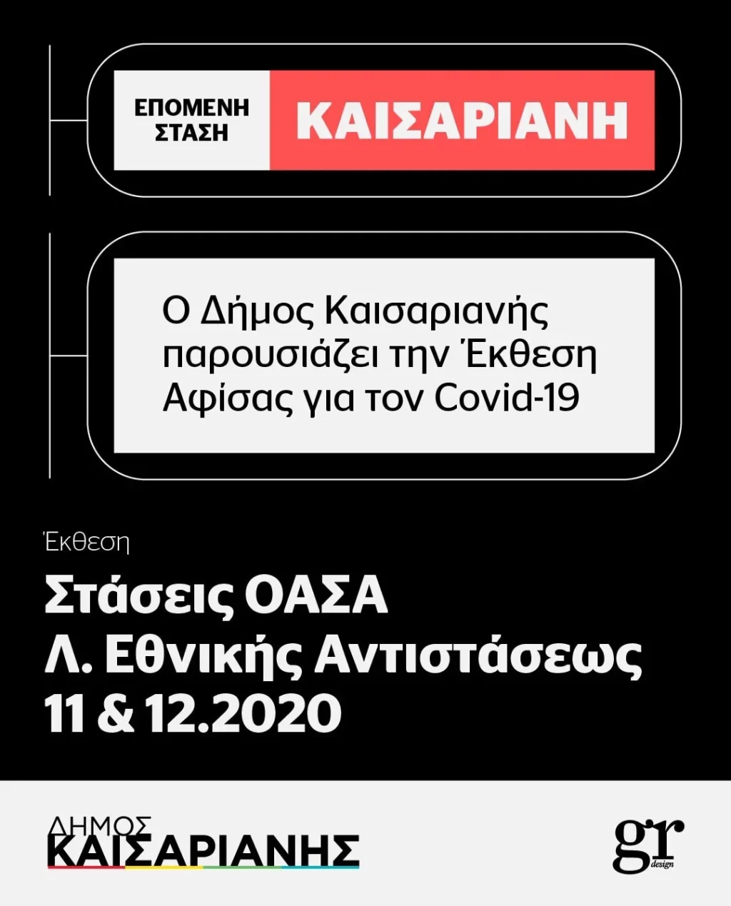 Έκθεση Covid-19 - Δήμος Καισαριανής #2